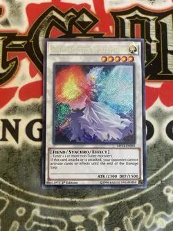 Yugioh damaged Armades Keeper of Boundaries MP14-EN095 Secret Rare 1st Ed - Image 1