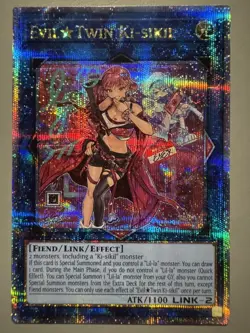 YUGIOH EVIL TWIN KI-SIKIL (ALT ART) ASIA ENGLISH SLF1-AE086 25TH FOIL QCSR - Image 1