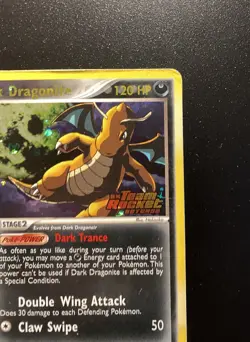 Pokemon Card-Dark Dragonite-Ex Rocket Returns-Holo-15/109-ENG-STAMPED-LP - Image 4