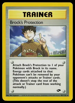 Pokemon Card - Brock's Protection Gym Challenge 101/132 Rare - Image 1