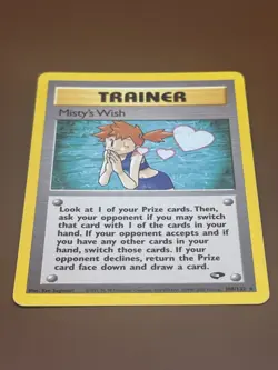 Pokemon TCG Misty's Wish Gym Challenge Unlimited Rare Card 108/132 - Image 3