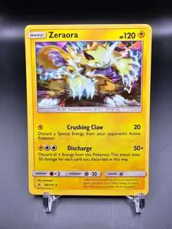 EX - Zeraora - 60/214 - Cracked Ice Holo - Unbroken Bonds - Pokemon Card - Image 1