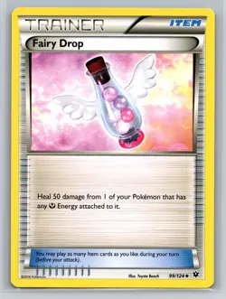Fairy Drop 99/124 Regular Uncommon 2016 Pokemon Trainer Card - Image 1