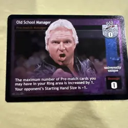WWE / WWF TCG Raw Deal Old School Manager Tournament Prize Kit Card - Image 1