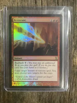 *REITERATE* - Time Spiral : MTG Magic The Gathering - Single Card : NM FOIL - Image 1