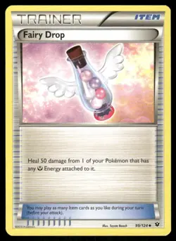 Fairy Drop 99/124 Fates Collide Pokemon TCG trading card - Image 1