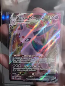 Pokemon Espeon VMAX 65/203 TCG Card 2021 Evolving Skies - Image 1