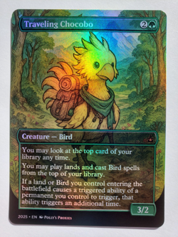 Traveling Chocobo FOIL Proxy Card with Custom Art Design Final Fantasy - Image 5