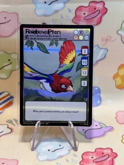 Neopets TCG RAINBOW PTERI Holo Foil Rare Card #11/100 - 2004 NM - Image 1