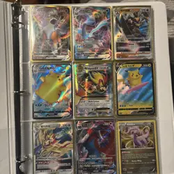 Pokemon Card Collection Binder 100+ Cards, XY, MEGA, Full Art, VSTAR, VMAX, EX - Image 1