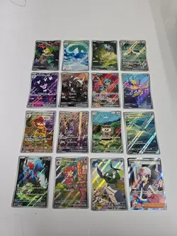 Lot Of 16 White Flare Illustration Rare Pokemon Cards Vanillish Stoutland... - Image 1