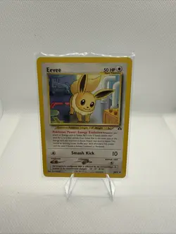 Pokemon TCG Eevee Card Neo Discovery 38/75 Regular LP Condition - Image 1