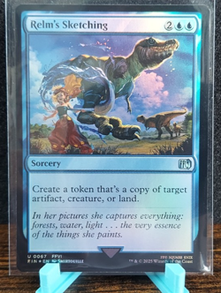 Relm's Sketching Final Fantasy Foil U0067 Magic the Gathering - Image 1