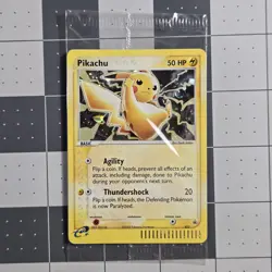 SEALED 2003 Pikachu 012 and Meowth 013 Black Star Promo Holo Pokemon EX Series - Image 1