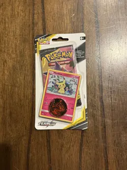 Pokemon Sun & Moon Team Up 1 Pack Blister Mimikyu Sealed - Image 1
