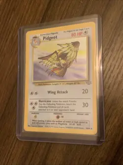 Pokemon TCG Pidgeot Jungle 8/64 Holo Unlimited Holo Rare Light Play - Image 1