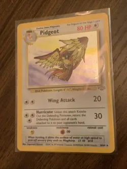Pokemon TCG Pidgeot Jungle 8/64 Holo Unlimited Holo Rare Light Play - Image 2