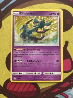 Pokemon Dhelmise SM53 - SM Black Star Promo - Excellent - Image 1