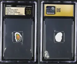 CGC Pristine 2017 Pokemon Center Flake Seals Torchic - Image 1