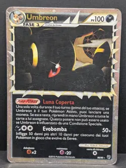 Umbreon (Prime) 86/90 Undaunted Holo Ultra Rare Pokemon TCG ITALIAN MP - Image 1