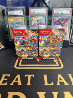 (x2) Pokemon TCG: Mega Evolution Booster Bundle | 6 Booster Packs | 2 BOXES - Image 1
