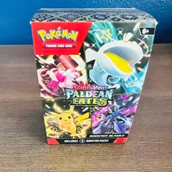 Pokemon Scarlet & Violet Paldean Fates Booster Bundle Display Box EMPTY BOX ONLY - Image 1