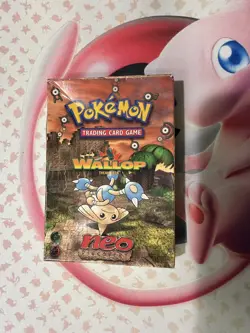 Pokemon Wallop Neo Discovery Vintage Theme Deck Opened Box With Holo - Image 1