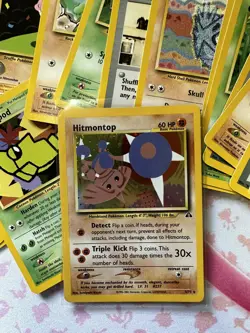 Pokemon Wallop Neo Discovery Vintage Theme Deck Opened Box With Holo - Image 4