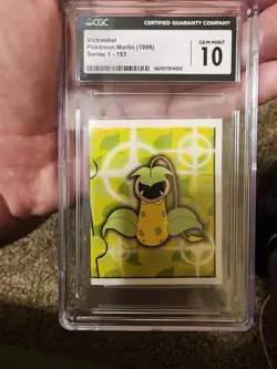 Victreebel Pokemon Merlin (1998) Series 1 - 193 CGC 10 - Image 2