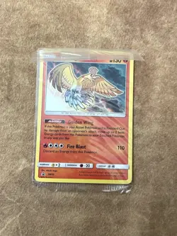 Shining Ho-Oh HOLO PROMO Pokemon SM70 Holographic Foil Black Star Rare - LP - Image 1