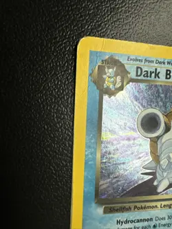 Pokemon Dark Blastoise 3/82 Team Rocket Holo Rare Vintage WOTC HP - Image 3