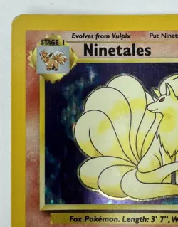 Pokemon TCG: Ninetales 012/102 Base Set Holo Unlimited Rare WOTC Vintage - Image 4