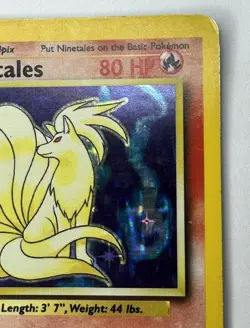 Pokemon TCG: Ninetales 012/102 Base Set Holo Unlimited Rare WOTC Vintage - Image 5