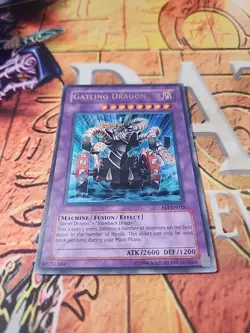 Gatling Dragon FET-EN035 Unlimited Edition LP Yugioh - Image 2
