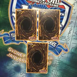 Yugioh! Thunder Dragondark RA03-EN018 x3 Playset Collector's Rare 1st Edition NM - Image 2