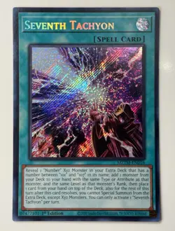 Yu-Gi-Oh! MZTM-EN016 Seventh Tachyon Secret Rare NM 1st - Image 1