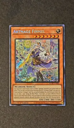 Artmage Finmel DUAD-EN009 (Secret Rare) Duelist's Advance 1st Edition Yugioh! - Image 2