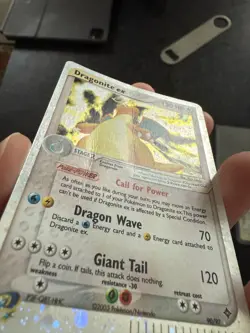 Pokemon TCG Dragonite EX 2003 Holo Card 90/97 Dragon E Reader MP - Image 3
