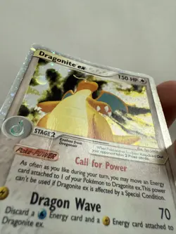 Pokemon TCG Dragonite EX 2003 Holo Card 90/97 Dragon E Reader MP - Image 4