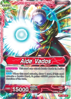 Dragon Ball Super Card BT1-002 UC Aide Vados/Vados Near Mint - Image 1