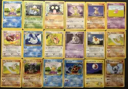 Pokemon TCG Vintage WOTC 18 Card Lot! Various Conditions! See Description! - Image 1