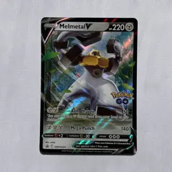Pokemon TCG - 2022 Pokemon Go Black Star Promo - Melmetal V Card SWSH224 Holo NM - Image 3