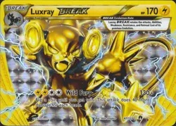 Luxray BREAK 47/122 Rare BREAK XY BREAKpoint Pokemon Card LP - Image 1