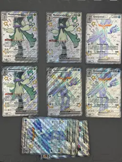 Pokemon JUMBO TCG Meowscarada Skeledirge Quaquaval x10 Lot Bulk Jumbo Cards NM - Image 1