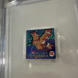 POP 1 None Higher CGC 10 1997 Pokemon GB Pocket Mini Card Prism Holo MOLTRES - Image 2