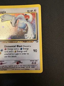 Pokemon TCG Lugia Neo Genesis Holo Card 9/111 Unlimited Rare - Image 4