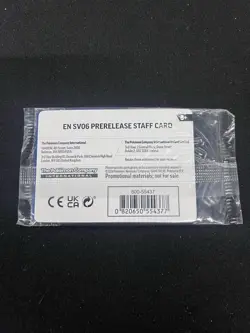 Pokemon Twilight Masquerade Prerelease Staff Promo card pack SEALED - Image 2