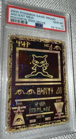Ancient Mew PSA 10 Pokemon Movie 2000 English Promo Card Gem Mint - Image 1