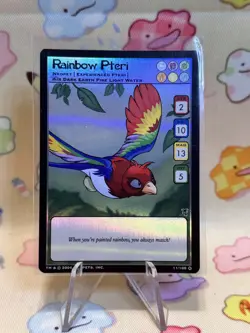 Neopets TCG RAINBOW PTERI Holo Foil Rare Card #11/100 - 2004 NM - Image 1