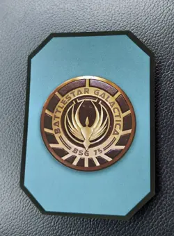 BATTLESTAR GALACTICA CCG RARE Card BSG-AQ.016-DEMO Press Secretary BILLY KEIKEYA - Image 2